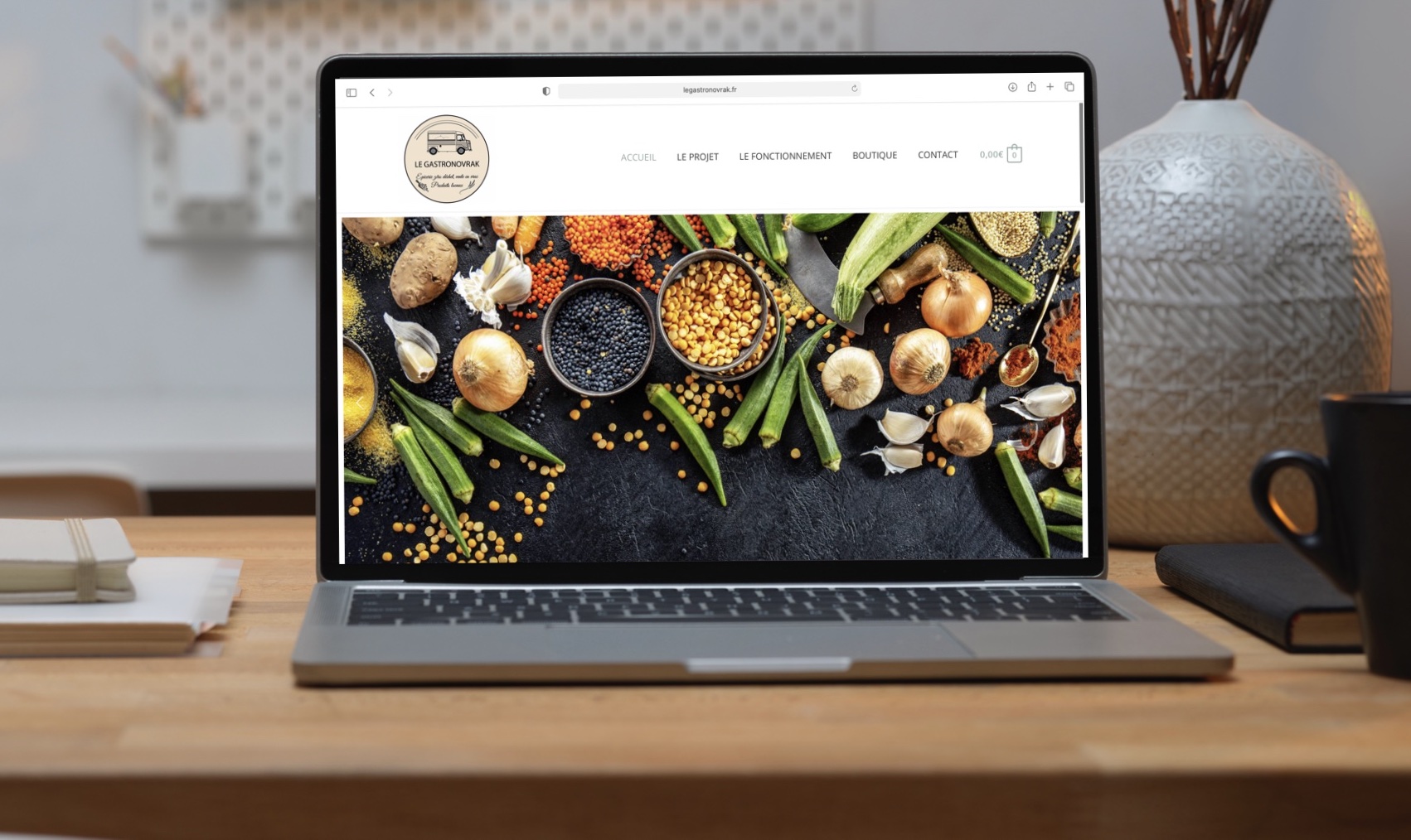 Création du site web Le Gastronovrak