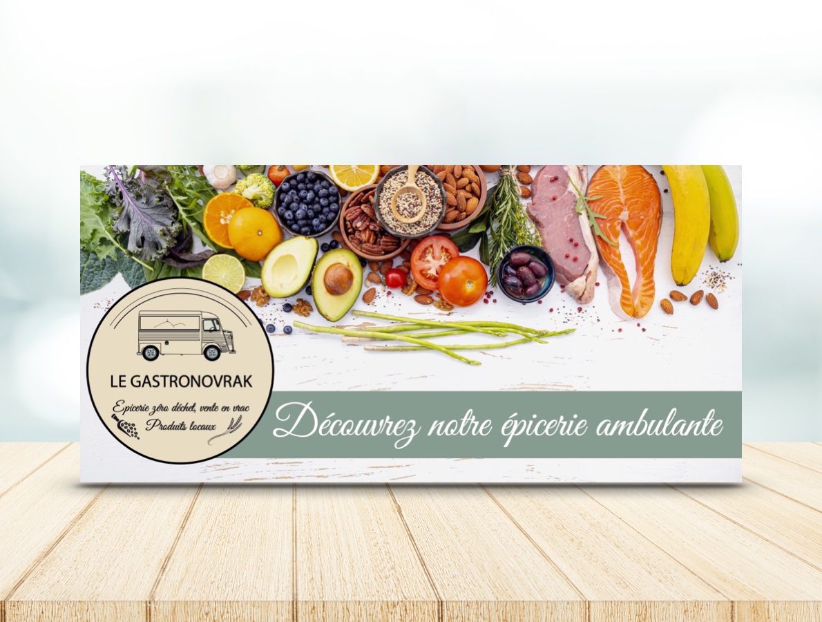 Création du flyer et refonte du logo pour le Gastronovrak